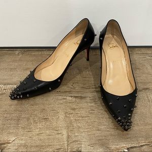Christian Louboutin Degraspike Studded Heels 39 9